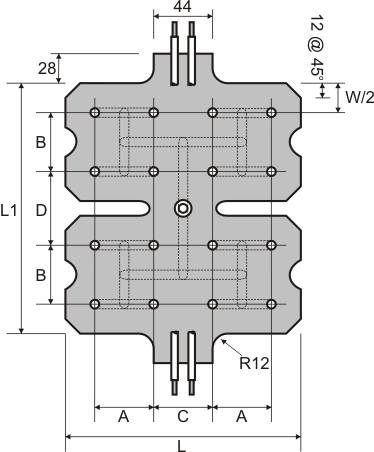 16 Drop 'H' Manifold