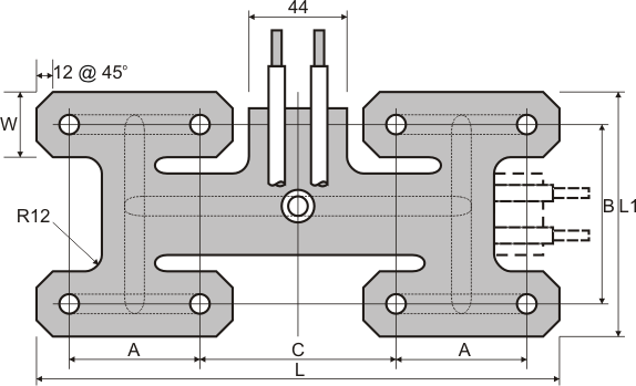 8 Drop Double 'H' Manifold